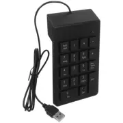 Number Pad 19-key Mechanical Numpad Wired Keyboard USB Number Pad Accessory