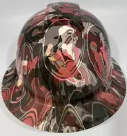 New Full Brim Hard Hat Custom Hydro Dipped FSU FLORIDA STATE SEMINOLES CAMO