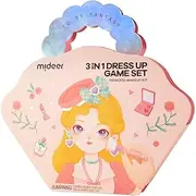 Mideer 3-in-1 Dress Up Game Set: Princess Fantasy Makeup Craft Kits, Girls Craft Kits, Activity Books with Stickers, Sticker Makeup Game