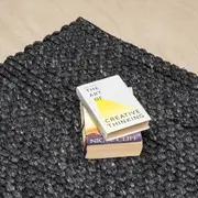 Wool Pebble Charcoal Lifestyle Rug