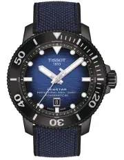 [Tissot] Seastar 2000 Professional Powermatic 80 T1206073704100 Automatic Watch in Blue