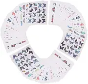 Nail Art Stickers Decorative Fingernail DesignsAccessories Home Salon PregnWomen and Kids Environmentally Friendly Material 30 Sheets