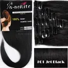 CLEARANCE Clip In Human Hair Extensions Full Head 100% Real Remy Weft Any Colors