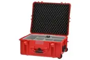HPRC 2700W - Hard Case with Wheels & Second Skin Divider (Red)