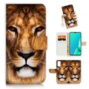 ( For Vivo Y22s ) Wallet Flip Case Cover AJ23831 Lion