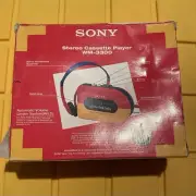 Sony Walkman WM 3300 Cassette Player My First Walkman New In Box Never Used Vtg
