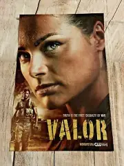 VALOR CW Tv Show 12x18 Original Promotional Poster