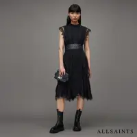 在飛比找momo購物網優惠-【ALLSAINTS】FREYA 蕾絲微透光中長版洋裝 WD