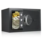 Home Safes Box Fireproof Waterproof System with Keypad and 2pcs Spare A1K3