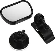 QUMIIRITY 1Set Backseat Observation Mirror Rear View Car Mirror for Safe Driving Impact Resistant Easy Installation Observation Black