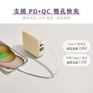 PhotoFast迷你磁吸行動電源10000mAh/ 紫色