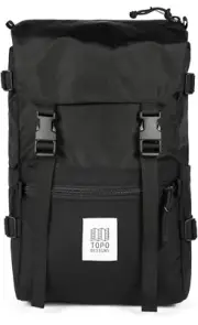 New Topo Designs Rover Pack Classic Backpack Laptop Bag Commuter Pack Black $99