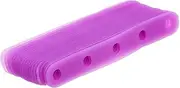 DRESSOOS 20pcs Silicone Perm Rod Bands Perm Rod Elastic Bands Hair Curlers Hairdressing Curlers Purple Silica Gel