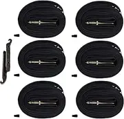 AR-PRO Bicycle Tubes Race 28 700x23-25C Presta Valve Bike Tube Super Value Bundle (Pack of 6 Conti Tubes & 2 Conti tire Lever)