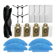 For MEDION X20 SW+ MD Main Side Brush Hepa Filter Mop Cloth Dust Bags