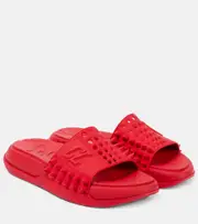 [Christian Louboutin] Christian Louboutin Take It Easy slides AU 9 red