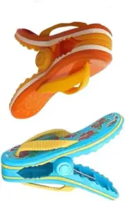 Slippers Towel Clips Beach Towel Clips, 2Pcs Flip Flop Beach Towel Clips, Beach