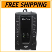 Compact 900VA AVR Ups with 12 Surge Protected Outlets & Data Line Protection