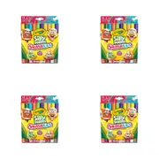 4x 10pc Crayola Silly Scents Smash Ups Dual Ended Washable Markers Kids 3y+