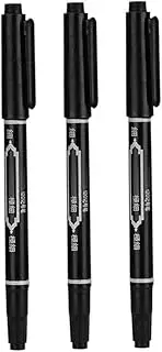 Tattoo Marker Pen Waterproof Skin Marking Pencil Fine Point Body Ink Pen Black 3PCS Temporary Tattoos