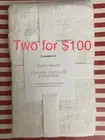 Crate&Barrel European Flax Linen Sham (Euro/Warm White/602-424)