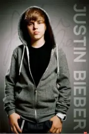 Justin Bieber - "Hoodie" - UK 2010 Maxi Poster - Official Licensed Rolled Sealed