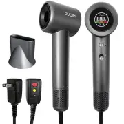 Hair Dryer with Digital Display, High Speed11000RPM, 4 Level Temperature/Spee...