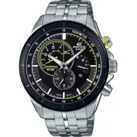 在飛比找ETMall東森購物網優惠-【CASIO】卡西歐 EDIFICE 賽車風格 鋼錶帶 計時