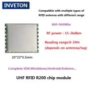 R200 Chip Small Long Range UHF RFID Reader Module with Antenna TTL UART Board SD