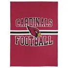 FOCO NFL Arizona Cardinals Stripe Micro Raschel Plush Throw Blanket, 45 x 60