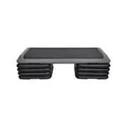Aerobic Step - Black Grey 110cm*40cm Cardio Exercise Stepper - 8 Risers