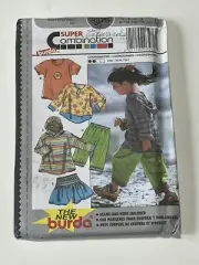 Hoodie Top Pants Childs Size 3-8 Burda Br3276 Sewing Pattern UnCut Cute Pattern