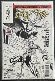 Amazing Spider-Man #8 J Scott Campbell Black & White Sketch Variant
