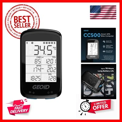 Bike Computer GPS, Wireless Bike Speedometer, ANT+ Bluetooth 2.5 Inch Bicycle...