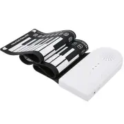 Electric Piano Keyboard 49 Keys Portable Folding USB Rechargeable Beginners CHU