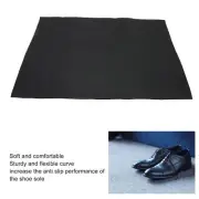 Black Rubber Sole Sheet 1.2mm Anti Slip Soft Wear Resistant Cushioning Repair