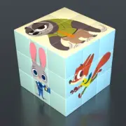 Zootopia Cube Educational Toys Children's Full Set of Third-order Toys