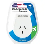 Jackson Outbound USA Canada & More AU NZ Travel Adaptor without USB Port
