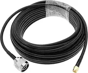 SING F LTD 25ft 8m Low-Loss Coaxial Extension Cable 50 Ohm SMA Male to N Male Connector Pure Copper Coax Cable for N-Style Antenna Receivers WiFi Signal Booster Repeater