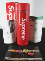 Supreme x Zojirushi Stainless Steel Mug Thermos SM-XC48SP-RA FW17 Red Logo NIB