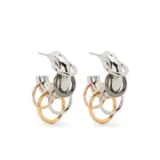 [Panconesi] Panconesi Ring-hoop Earrings ONE SIZE SILVER/GOLD