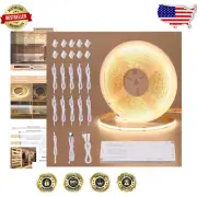 Versatile 32.8ft Cuttable COB LED Tape Lights - 3000K Warm White for Kitchens