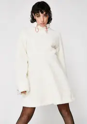 [Somewhere Nowhere] Sherpa Fleece Dress