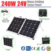 24V 240W Mono Folding Solar Panel Portable 36V PV Module 12V 24V Battery Charger