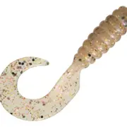 8 Pack of Zman 2.5 Inch Grubz Soft Plastic Lures - Greasy Prawn