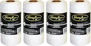 Stringliner 35703 Mason’s Line Replacement Rolls – 1 Lb. #18 Construction Replacement Roll Twisted White 1080'. (4 Pack)