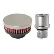 Valve Cover Breather Oil Cap 2012-17 Jeep Wrangler JK JKU 3.6L (Gunmetal Gray)