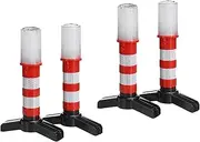 Mellisso 4Pcs LED Emergency Road Flash Flare Roadside Beacon Strobe Warning