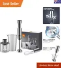 Hand Immersion Blender, Powerful 1000W 4-in-1, 9-Speed Immersion Multi-Purpos...