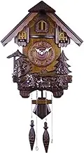 Cuckoo Clock Wooden Wall Clock Cuckoo Shaped Clock Antique Pendulum for Home for Home Decor